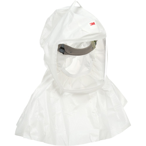 Cagoule Versaflo avec coiffe int&eacute;gr&eacute;e, Grand/Moyen, Coiffe souple, Bavette Simple Industrial Sales