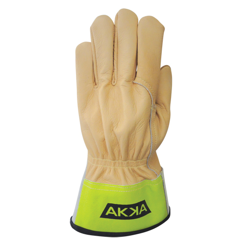 Gants pour monteur de ligne, Petit, Paume en Cuir fleur de vache Industrial Sales