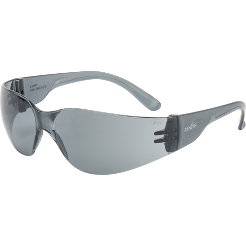 Lunettes de s&eacute;curit&eacute; s&eacute;rie Z600, Lentille Grise/fum&eacute;e, Anti-&eacute;gratignures, ANSI Z87+/R&eacute;pond ou surpasse la norme CSA Z94.3 Industrial Sales