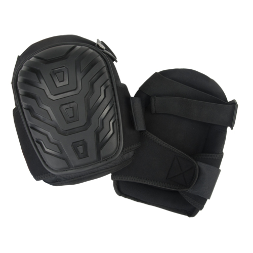 PVC Cap Knee Pads, Buckle/Hook and Loop Style, Plastic Caps, Foam Pads Industrial Sales