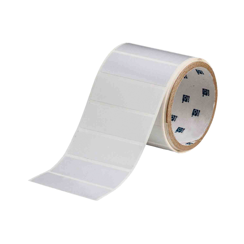 &eacute;tiquettes imprimables ToughBond &agrave; transfert thermique, Polyester, 3" lo x 1" h, Blanc Industrial Sales