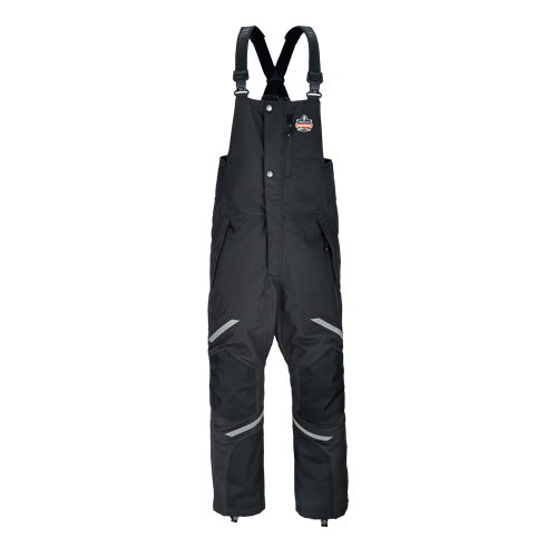 N-Ferno 6471 Thermal Bib Overalls, Men's, Small, Black Industrial Sales