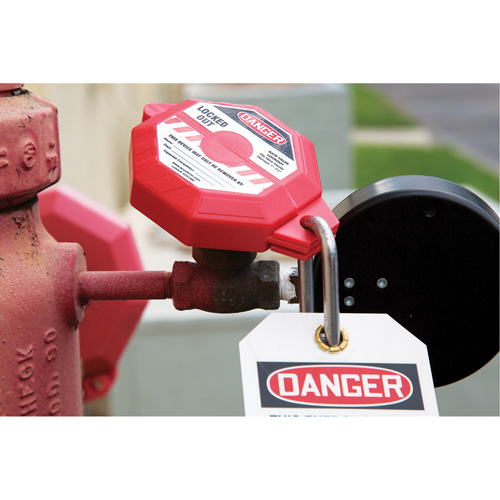 Dispositif de verrouillage de poign&eacute;e de robinet-vanne Stopout, Type Vanne Industrial Sales