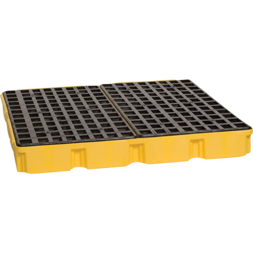 Plateforme de d&eacute;versement modulaire, Capacit&eacute; de d&eacute;versement 60,5 gal. US, 51,5'' x 51,5'' x 6,5" Industrial Sales