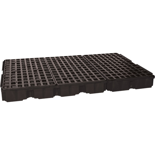 Plateforme de d&eacute;versement modulaire, Capacit&eacute; de d&eacute;versement 88 gal. US, 51,5'' x 78,25" x 6,5" Industrial Sales