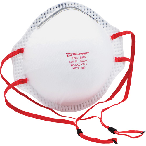 Dynamic Particulate Respirator, N95, NIOSH Certified, One Size Industrial Sales