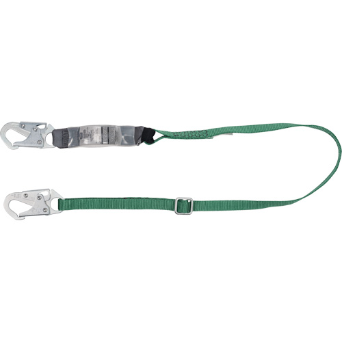V-Series Lanyard, 6', Snap Hook Center, Snap Hook Leg Ends, Polyester Industrial Sales