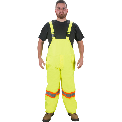 RZ1000 Rain Bib Pants, Polyester, Small, High Visibility Lime-Yellow Industrial Sales