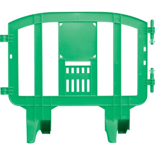 Minit Barricade, Interlocking, 49" L x 39" H, Green Industrial Sales