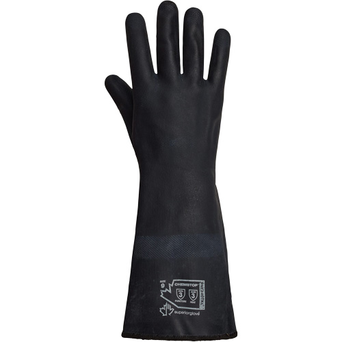 Gants &agrave; usage intensif r&eacute;sistants &agrave; la chaleur & aux produits chimique SolvStop, N&eacute;opr&egrave;ne, 8, Prot&egrave;ge jusqu'&agrave; 392° F (200° C) Industrial Sales