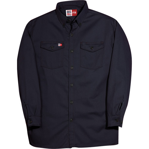 Chemise &agrave; boutons Westex UltraSoft, Moyen (grande taille), Bleu marin Industrial Sales