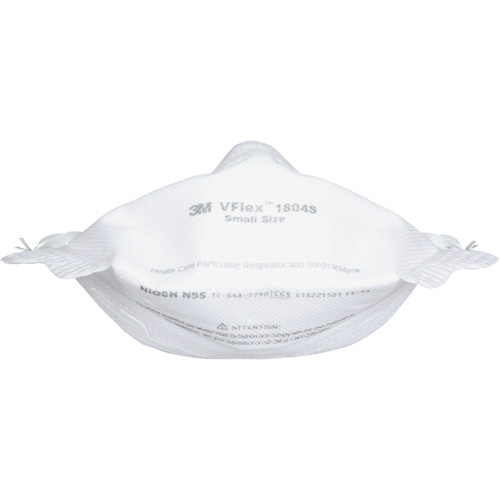 Respirateur et masque chirurgical VFlex contre les particules en sant&eacute;, N95, Certifi&eacute; NIOSH, Petit Industrial Sales