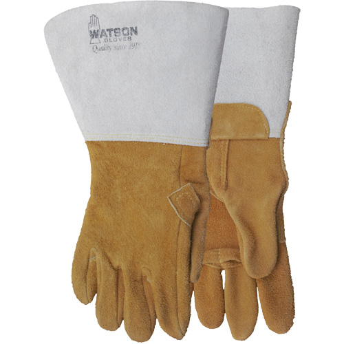 Gants de soudage 285 Buck-Tex, Cuir refendu, Taille 9 Industrial Sales