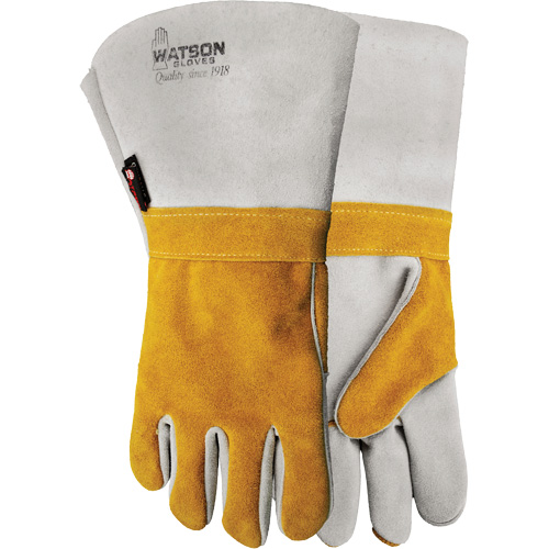 1034 Wopper Welding Gloves, Split Cowhide, Size 10 Industrial Sales