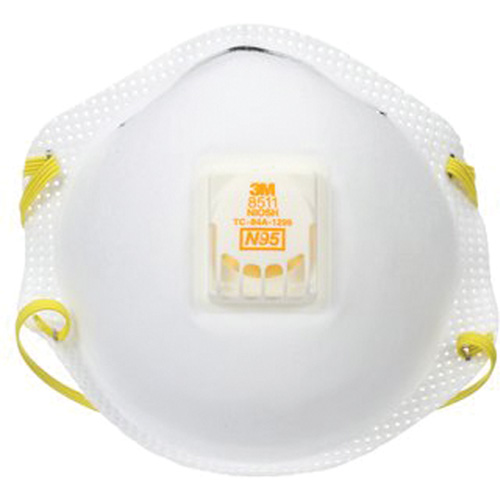 Respirateur contre les particules 8511, N95, Certifi&eacute; NIOSH Industrial Sales