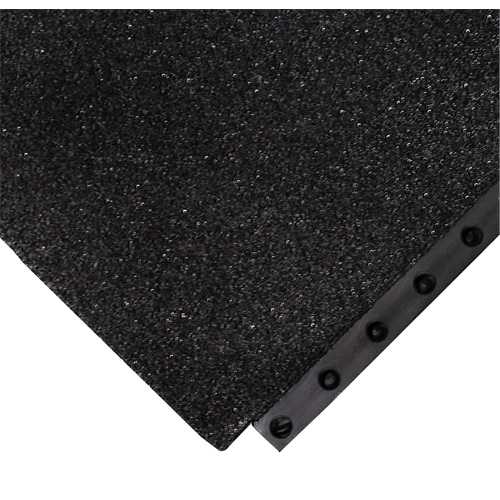 Tapis antifatigue 24/Seven Locksafe, Textur&eacute;, 3' x 3' x 5/8", Noir, Nitrile Industrial Sales