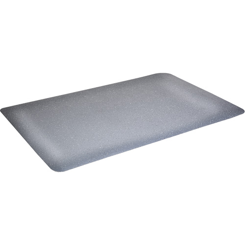 Tapis antimicrobiens WD Foodmaster, Lisse, 3' x 4' x 9/16", Gris, Nitrile/Caoutchouc Industrial Sales
