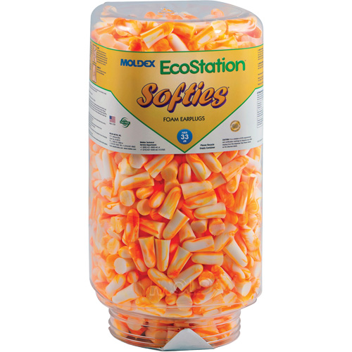 EcoStation Softies&reg; Earplug Refill, Bulk - Canister Industrial Sales