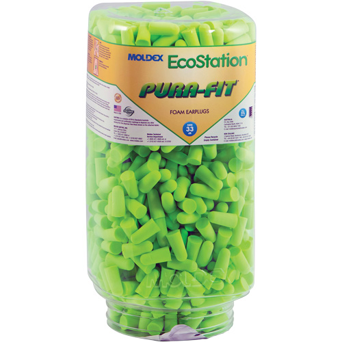 EcoStation Pura-Fit&reg; Earplug Refill, Bulk - Canister Industrial Sales