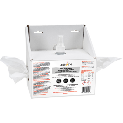 Disposable Premium Lens Cleaning Station, Cardboard, 8" L x 4" D x 8" H Industrial Sales