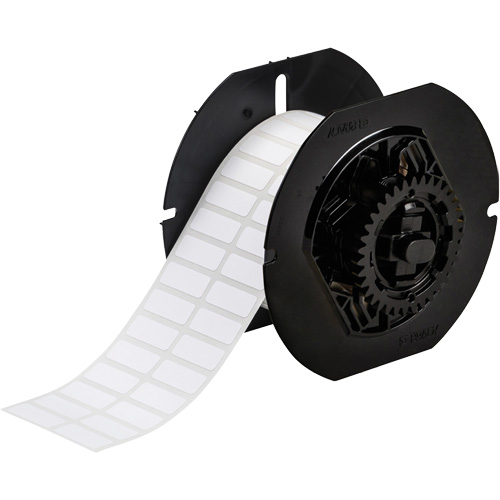&eacute;tiquettes pour laboratoire r&eacute;sistant aux produits chimiques de s&eacute;rie B33, Polyester, 1" lo x 0,375" h, Blanc Industrial Sales