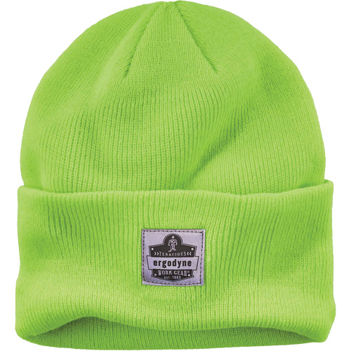 Bonnet en tricot c&ocirc;tel&eacute; N-Ferno, Taille unique, Vert lime haute visibilit&eacute; Industrial Sales