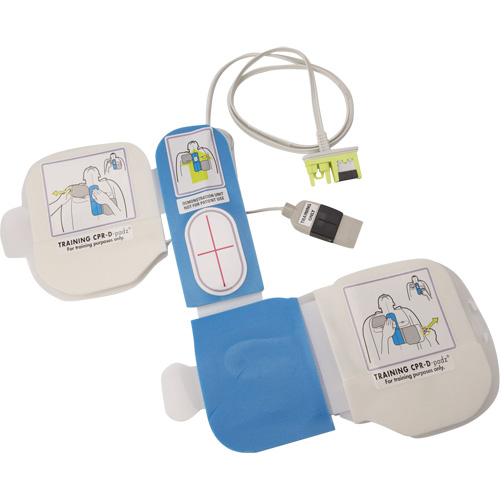 &eacute;lectrodes pour appareil de d&eacute;monstration de RCR CPR-D, Zoll AED Plus Pour, Non m&eacute;dical Industrial Sales