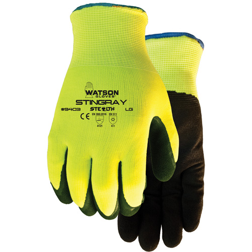 Gants isol&eacute;s Stealth Stingray, T-Grand, R&ecirc;vetement Nitrile, Calibre 13, Enveloppe en Polyester Industrial Sales