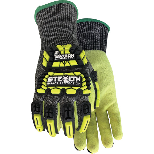 Stealth Dog Fight Impact & Cut Resistant Gloves, Small, Glass Fibre/HPPE/Nylon/Spandex Palm, Knit Wrist Cuff Industrial Sales