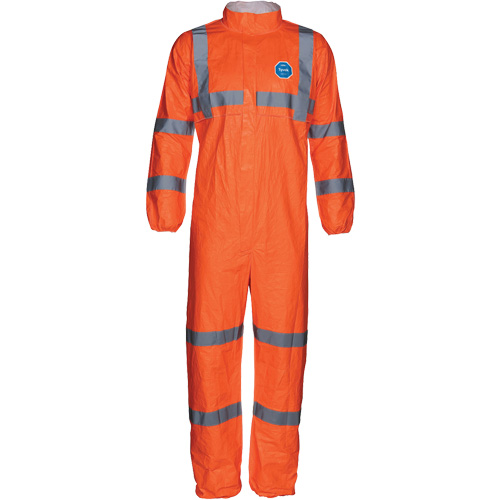 HV High Visibility Coveralls with Collar, Small, Orange, Tyvek&reg; 500 Industrial Sales