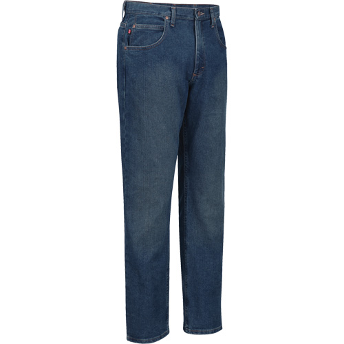 Dura-Kap&reg; Flex Denim Work Jeans, Denim, Navy Blue, Size 32 Industrial Sales