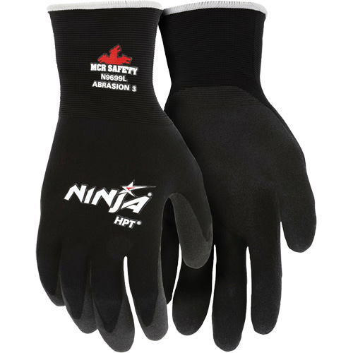 Gants enduits Ninja, Grand, R&ecirc;vetement HPT, Calibre 15, Enveloppe en Nylon Industrial Sales