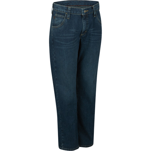 Men's Straight Fit Stretch Jeans, 30 Waist Industrial Sales