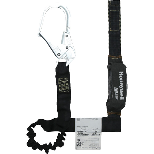 Miller&reg; Arc-Rated Shock-Absorbing Lanyard, 6', Scaffold Hook Center, Choke-Off Loop Leg Ends, Kevlar&reg; Industrial Sales
