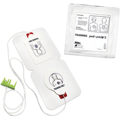 &eacute;lectrodes de formation Pedi Padz II, Zoll AED Plus Pour, Non m&eacute;dical Industrial Sales
