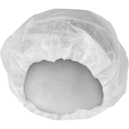 Bonnets bouffants &agrave; usage l&eacute;ger KleenGuard A10, SMMMS, 21", Blanc Industrial Sales