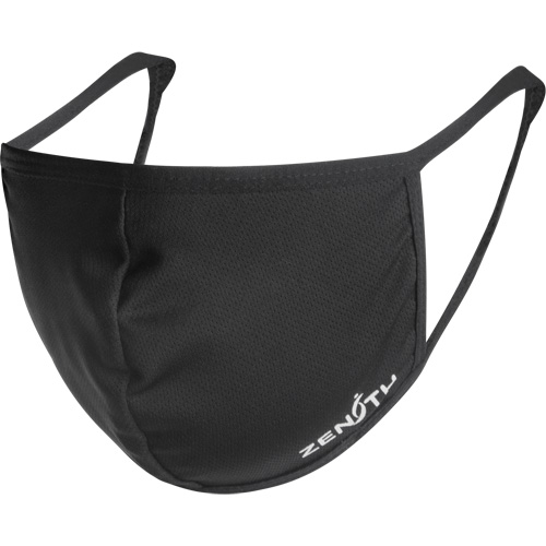 Masques r&eacute;utilisable &agrave; deux couches, Polyester, Noir Industrial Sales