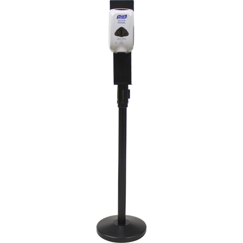 Porte-distributeur pour poteaux de barri&egrave;re pour le contr&ocirc;le des foules, Noir Industrial Sales