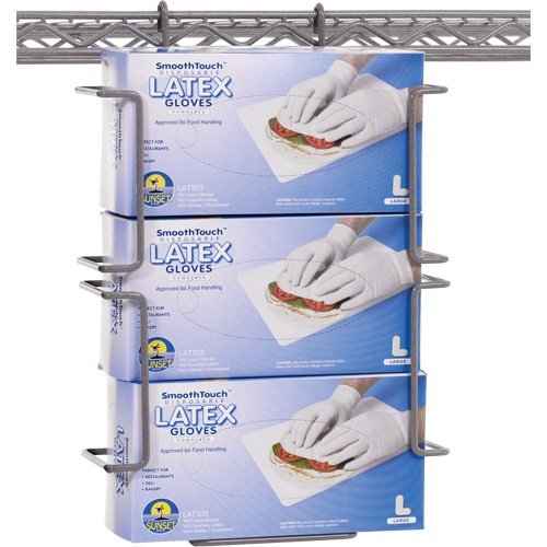 Support horizontal triple pour boîte de gants Industrial Sales