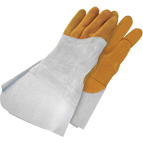 Gander Brand Reverse Grain TIG Welder Gloves, Grain Deerskin, Size 9 Industrial Sales