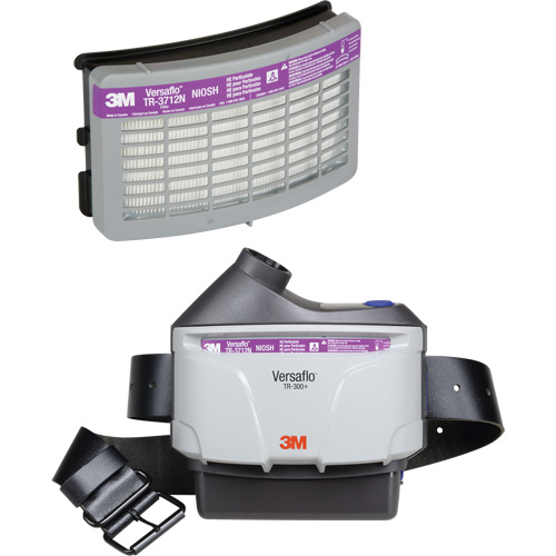 Ensemble complet d'APR &agrave; &eacute;puration d'air motoris&eacute; Versaflo TR-300, Pile Lithium-ion Industrial Sales