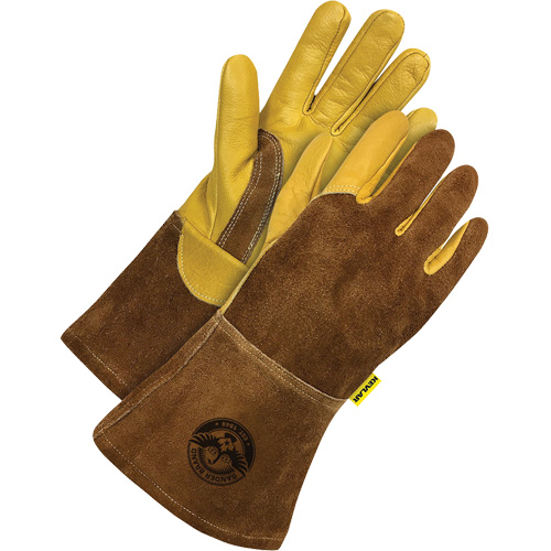 Welder's Gloves, Grain Cowhide, Size 2X-Large Industrial Sales