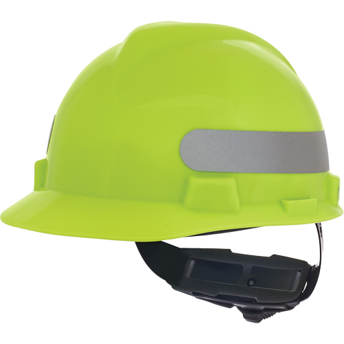 Casque de s&eacute;curit&eacute; &agrave; fentes V-Gard, R&eacute;pond aux normes CSA type 1, Suspension Rochet, Non ventil&eacute; Industrial Sales