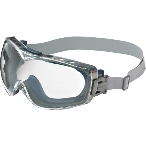 Lunettes de s&eacute;curit&eacute; &agrave; coques Uvex HydroShield Stealth OTG, Lentille Transparent, Antibu&eacute;e/Anti-&eacute;gratignures, Ventilation Indirecte Industrial Sales