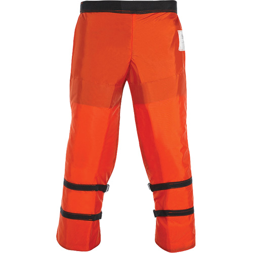 Chainsaw Chaps, 29" L, Orange, 400 Denier Nylon Industrial Sales