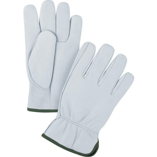 Gants de conducteur de premi&egrave;re qualit&eacute;, Grand, Paume en Cuir fleur de ch&egrave;vre Industrial Sales