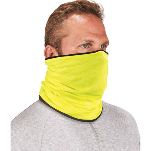 N-Ferno&reg; 6491 Reversible Thermal Multi-Band, Lime, Fleece/Polyester Industrial Sales