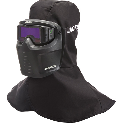 Masque de soudage Rebel ADF, 3,5" lo x 1,3" la Champ de vision, Teinte 3/5-12, Noir Industrial Sales