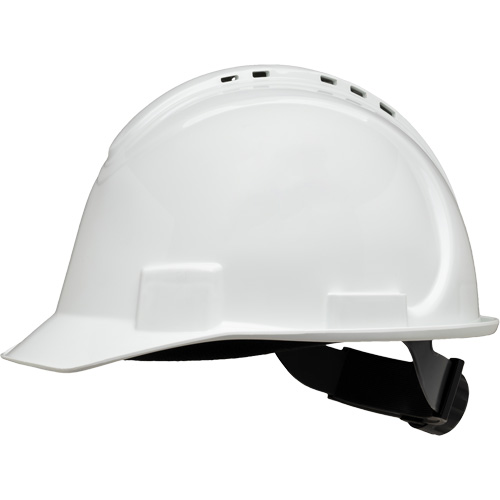 Casque de s&eacute;curit&eacute; &agrave; bordure courte North, R&eacute;pond aux normes CSA type 1, Suspension Rochet, Ventil&eacute; Industrial Sales