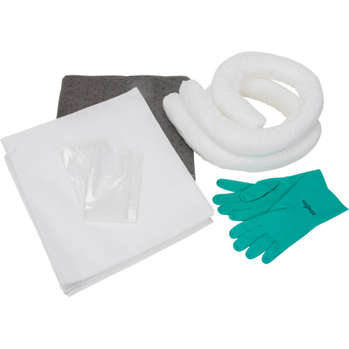 Spill Kit, Oil Only/Universal, Bag, 10 US gal. Absorbancy Industrial Sales
